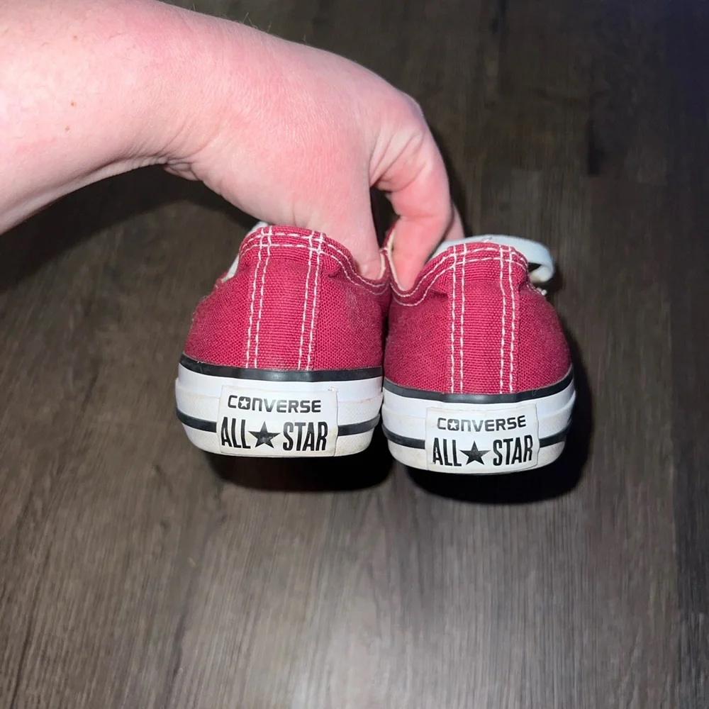 Converse Maroon Sneakers Size 2